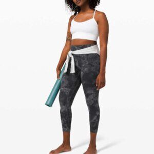 Lululemon Align Pant 25" *Diamond Dye Diamond Dye Pitch Grey Graphite Gr…